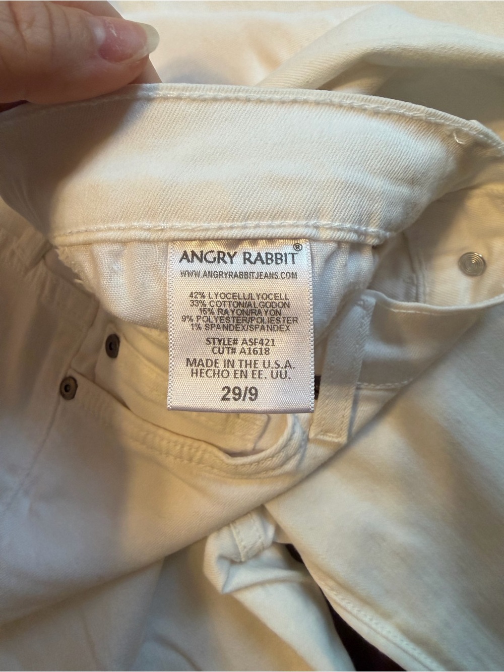 Angry Rabbit Women's Flare Jeans - Picture 3 of 3